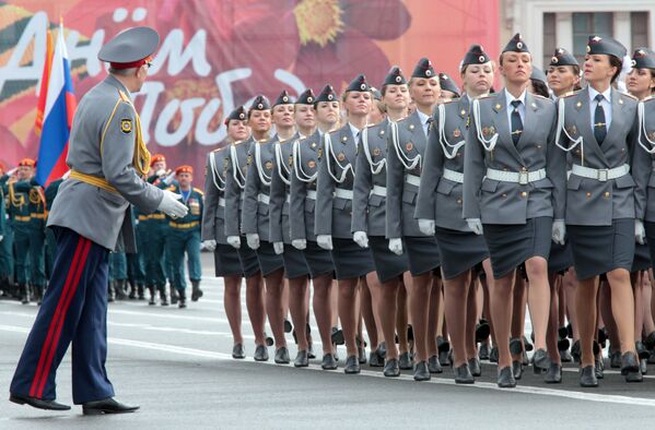 Генеральная репетиция парада Победы в Санкт-Петербурге - Sputnik Латвия