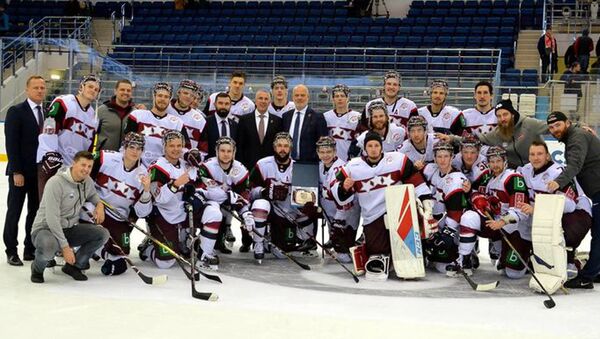 Сборная Латвии по хоккею победила в Турнире четырех наций в Минске  - Sputnik Латвия