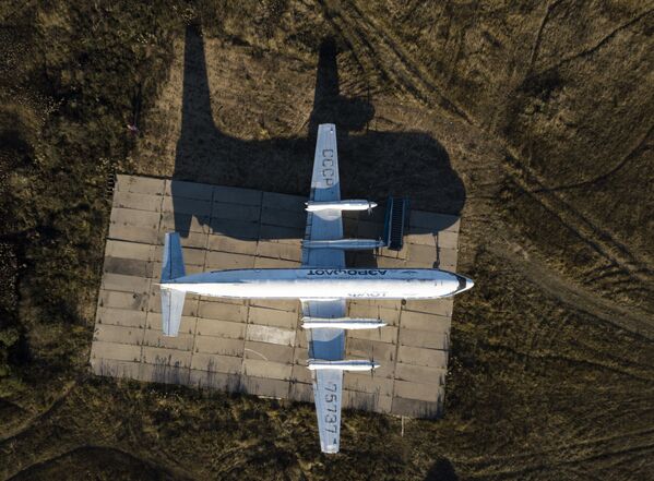 Ил-18 в музее ВВС РФ в Монино - Sputnik Латвия